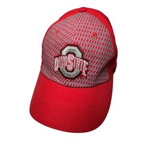 Nike Dri-Fit Heritage86 Lightweight Ball Hat Cap Ohio State Buckeyes OSFM Red